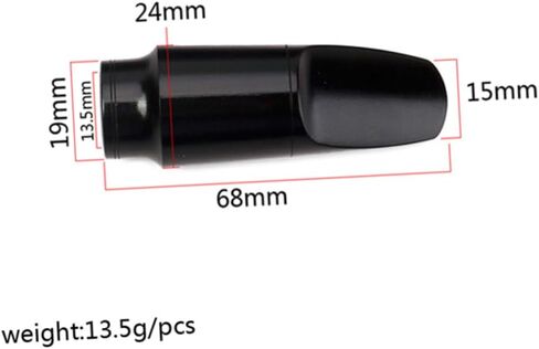 Yardwe Saxophone Soprano Whistle Plastic Saxophone Mouthpiece Easy Blow and Full Tone Quality for Professionals and Beginners in Saudi Arabia