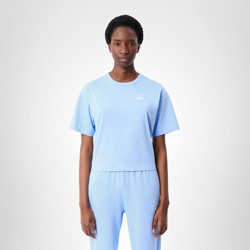 Lacoste Women's Crew Neck Sleve Short Relafted Fit Thirt T-Shirt in Saudi Arabia