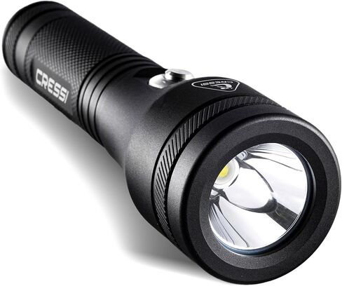 Cressi Underwater Torch for Brightening and Enhancing Underwater Views- Durable and Lightweight, Astra, Black, 2100 lm in Saudi Arabia