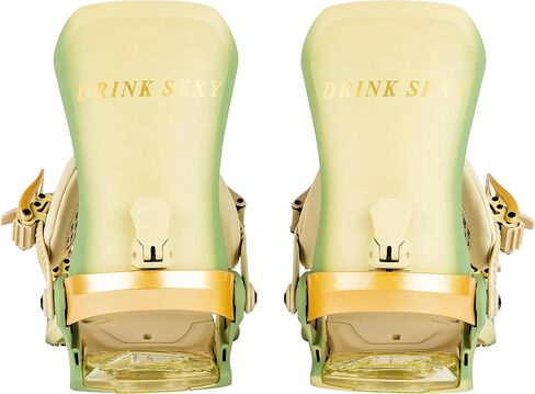 Nitro One Men's Snowboard Bindings (Large, Nitro X Drink Sexy) in Saudi Arabia