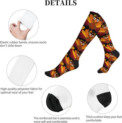 جوارب ضغط نسائية، جوارب داعمة للركبة للجري والسفر in Kuwait