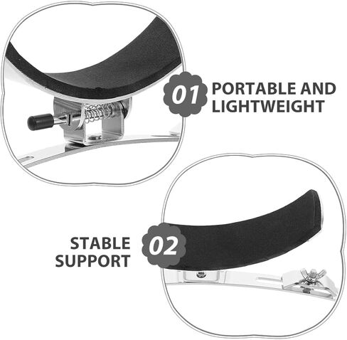 2Pcs Stainless Steel Marching Band Drum Support Stable Snare Drum Leg Rest Attachment for Percussion Instruments Lightweight and Portable Accessory for Enhanced Performance in Saudi Arabia