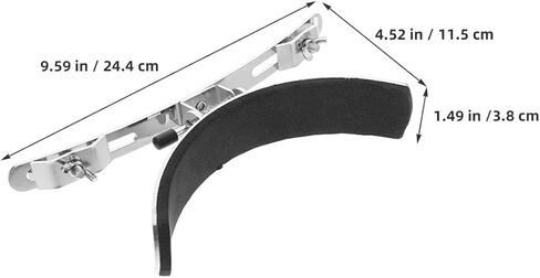 2Pcs Stainless Steel Marching Band Drum Support Stable Snare Drum Leg Rest Attachment for Percussion Instruments Lightweight and Portable Accessory for Enhanced Performance in Saudi Arabia