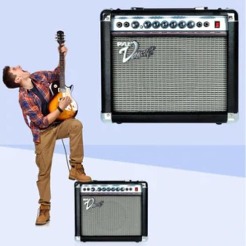 Pyle Pro 60-Watt Vamp Series Amplifier With 3-Band EQ, Overdrive, And Digital Delay - PVAMP60 in Saudi Arabia