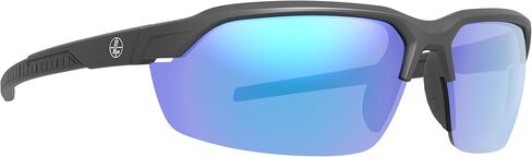 Leupold Tracer Performance Eyewear with Matte Black Frames and Blue Mirror Lenses in Saudi Arabia