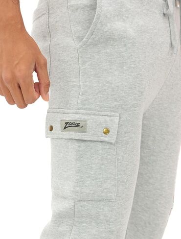 Zubaz NFL Men's Fleece Cargo Jogger Sweatpants (Small - 3XL) in Saudi Arabia