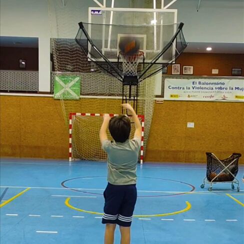 GAILEX Basketball Return System with Automatic Ball Return Net, 180° Rotating Chute, Portable Training Equipment in Saudi Arabia