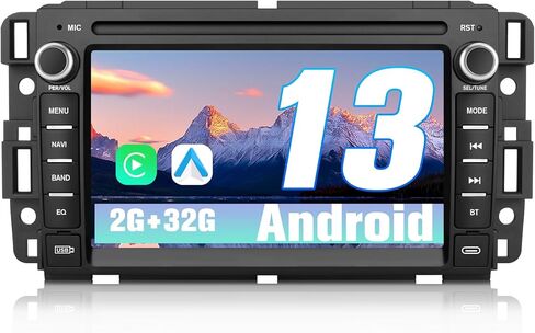 Car Radio for Chevrolet Chevy Silverado GMC Sierra Yukon 2007-2013 Android 13 GPS Navigation 2GB+32GB with 7 inch Touch Screen CarPlay Android Auto Bluetooth SWC Backup Camera in Kuwait