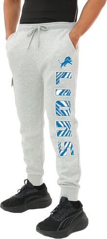 Zubaz NFL Men's Fleece Cargo Jogger Sweatpants (Small - 3XL) in Saudi Arabia