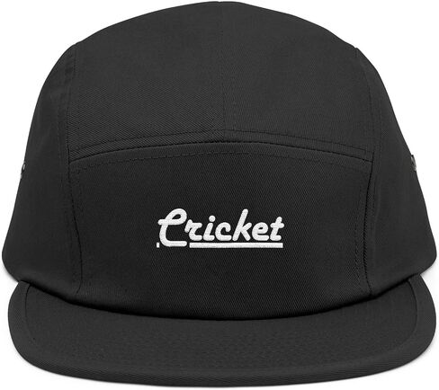 Cricket Premium 5 Panel Cap with Embroidery - Camo, Black, Khaki in Saudi Arabia
