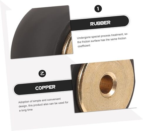 Toyvian Pinch Roller for Tape Recorders Durable Copper Replacement Rollers for Audio Cassette Machines for Repair and Maintenance of in Saudi Arabia