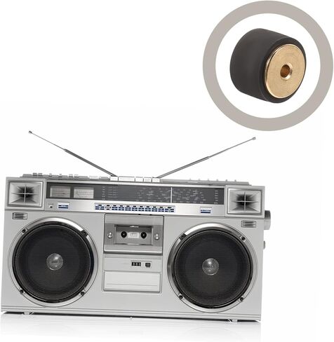 Toyvian Pinch Roller for Tape Recorders Durable Copper Replacement Rollers for Audio Cassette Machines for Repair and Maintenance of in Saudi Arabia