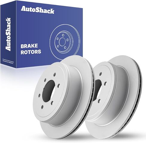 Autoshack Rear Disc Brake Rotors Replacement for 2004 Ford F-150 Heritage 2004-2011 F-150 2006-2008 Lincoln Mark LT 3.5L 3.7L 4.2L 4.6L 5.0L 5.4L 6.2L V6 V8 4WD AWD RWD 13.7" (346.9 mm) R64113PR in Saudi Arabia