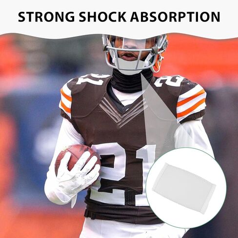 قطعتان من وسادة الذقن لكرة القدم، غطاء حزام الذقن لخوذة كرة القدم للشباب البالغين، للتزلج في الهواء الطلق وركوب الدراجات والتزلج على الجليد (أسود وأبيض) in Kuwait