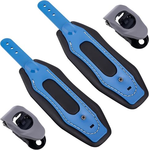 2pcs Snowboard Bindings Ankle Straps Replacement, Comfortable Ski and Snowboard Bindings Ladder Strap with Easy Adjust Buckles Universal Ankle Strap for Ski Boot Tool Skiing Skateboard Accessories in Saudi Arabia