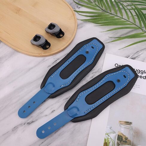 2pcs Snowboard Bindings Ankle Straps Replacement, Comfortable Ski and Snowboard Bindings Ladder Strap with Easy Adjust Buckles Universal Ankle Strap for Ski Boot Tool Skiing Skateboard Accessories in Saudi Arabia