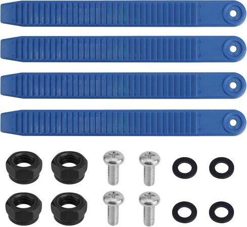 استبدال حزام التزلج على الجليد، 20 × 2.1 سم / 7.87 × 0.83 بوصة حزام سلم الكاحل على الجليد مع براغي وصواميل غسالات للتزلج والعتاد الرياضي in Saudi Arabia