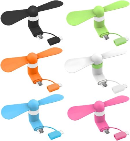مروحة الهاتف الخليوي للهاتف المحمول للهاتف المحمول والهاتف المحمول Micro USB ، متوافق مع iPhone 4/5/6s/7/8 Plus ، X ، XS Max ، XR ، 11/12/13/14 MINI Plus Pro Max SE 2/3 ، وليس لأجهزة iPhone 15/16 وأحدث السلسلة in Kuwait