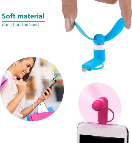 مروحة الهاتف الخليوي للهاتف المحمول للهاتف المحمول والهاتف المحمول Micro USB ، متوافق مع iPhone 4/5/6s/7/8 Plus ، X ، XS Max ، XR ، 11/12/13/14 MINI Plus Pro Max SE 2/3 ، وليس لأجهزة iPhone 15/16 وأحدث السلسلة in Kuwait
