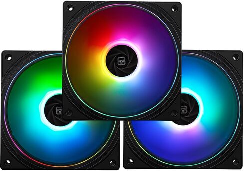 Thermalright TL-C12C-S X3 CPU Fan 120mm Argb Case Corner Fan ، 4Pin PWM Silent Computer مع محمل S-FDB ، مروحة تبريد حتى 1550 دورة في الدقيقة in Kuwait