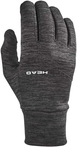 HEAD Men's Touchscreen Sports Running Gloves, Sensatec Technology, Silicone Palm for Better Grip, Ultrafit Stretch Fleece in Saudi Arabia