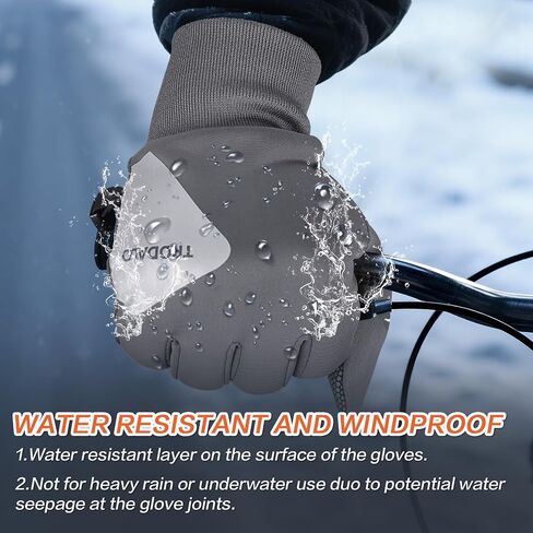Winter Gloves for Men Women Lightweight Reflective Sports Gloves Touchscreen Anti-Slip Warm Glove for Running, Cycling in Kuwait