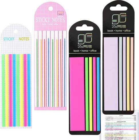 320 PCS Mahjong Line Line Finder Highlighter Tape ، Mahjong Line Highlighter Stripe ، علامات تبويب بطاقة لزجة شفافة ، قارئ قاعدة لعبة Mahjong ، قابلة لإعادة الاستخدام ولا توجد بقايا لاصقة (ألوان صلبة + خطوط) in Kuwait