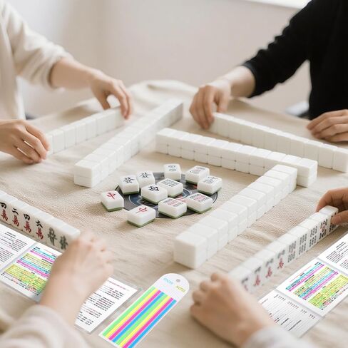 320 PCS Mahjong Line Line Finder Highlighter Tape ، Mahjong Line Highlighter Stripe ، علامات تبويب بطاقة لزجة شفافة ، قارئ قاعدة لعبة Mahjong ، قابلة لإعادة الاستخدام ولا توجد بقايا لاصقة (ألوان صلبة + خطوط) in Kuwait