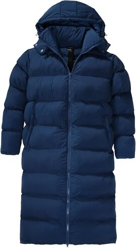 KingSize Men's Big & Tall Long Quilted Puffer Coat in Saudi Arabia