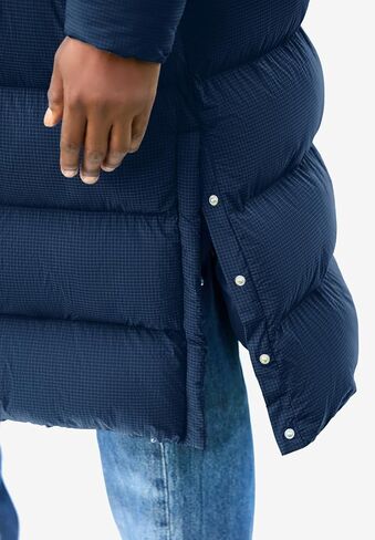 KingSize Men's Big & Tall Long Quilted Puffer Coat in Saudi Arabia