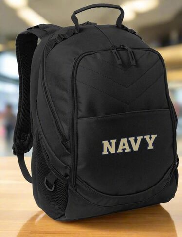 حقيبة ظهر للكمبيوتر المحمول من Naval Academy الرسمية USNA Midshipmen (أسود) in Kuwait