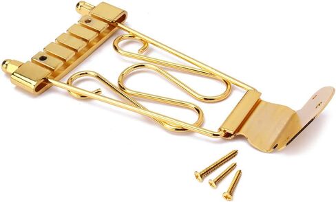 Alnicov 6 String Archtop Guitar Trapeze Tailpiece مع إطار سلكي مجوف شبه مجوف جيتار كهربائي ذهبي in Saudi Arabia