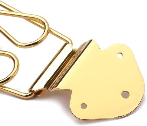 Alnicov 6 String Archtop Guitar Trapeze Tailpiece مع إطار سلكي مجوف شبه مجوف جيتار كهربائي ذهبي in Saudi Arabia