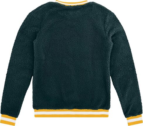FOCO Men's Standard NFL Logo Sherpa Crewneck Sweater, Team Color in Saudi Arabia