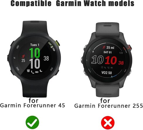4 Pack Anti-Scratch Film for Garmin Forerunner 255 Screen Protector, Full Protective 9H Hardness Tempered Glass Case Fit for Garmin Forerunner 255/255 Music 46mm Smartwatch in Kuwait
