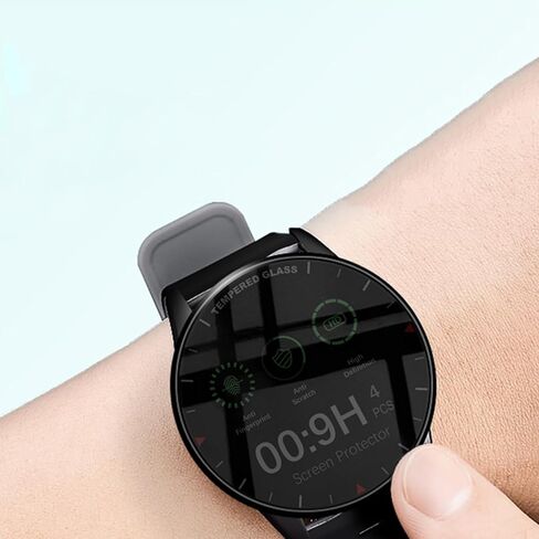 4 Pack Anti-Scratch Film for Garmin Forerunner 255 Screen Protector, Full Protective 9H Hardness Tempered Glass Case Fit for Garmin Forerunner 255/255 Music 46mm Smartwatch in Kuwait