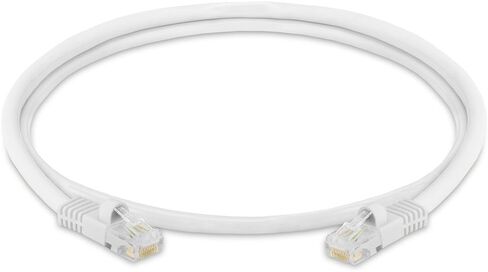 Cmple - Cat5e Ethernet Patch Cable, RJ45 Internet Network Cord, UTP, Internet Wire for Modem, Router, PC, TV, Consoles - 10 Feet, White in Kuwait
