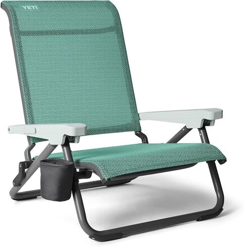 YETI Hondo Reclining Beach Chair, Breathable, UV-Resistant, and Supports up to 350 lbs, Navy in Saudi Arabia