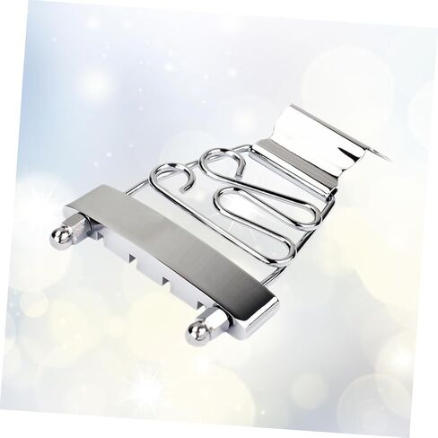 GA421 4-String Bass Guitar Bridge Tailpiece Adjustable Chrome Bridge for Electric Bass Guitar High-Performance Musical Instrument Accessory in Saudi Arabia