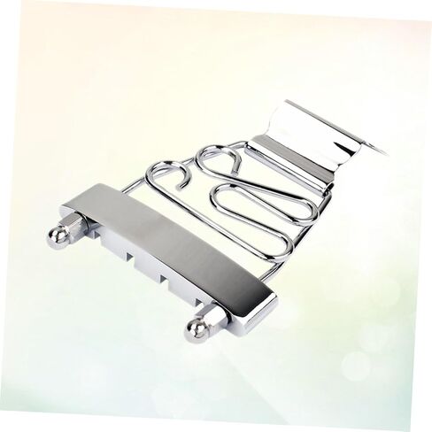 GA421 4-String Bass Guitar Bridge Tailpiece Adjustable Chrome Bridge for Electric Bass Guitar High-Performance Musical Instrument Accessory in Saudi Arabia