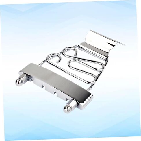 GA421 4-String Bass Guitar Bridge Tailpiece Adjustable Chrome Bridge for Electric Bass Guitar High-Performance Musical Instrument Accessory in Saudi Arabia