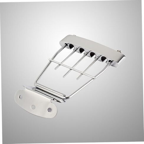 جسر خلفي للجيتار قابل للتعديل بأربعة أوتار من Vaguelly مع مسامير لتباعد جيتار Archtop Bass، قوي وسهل التركيب لعشاق DIY in Saudi Arabia