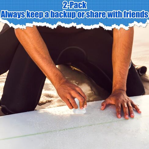 2pcs Surfboard Scraper Wax Remover Tool, Ergonomic Surf Board Wax Scraper Effective Surfing Accessories for Quick Removal Cleaner Sticky Bumps Surfers Gift (Transparent) in Saudi Arabia