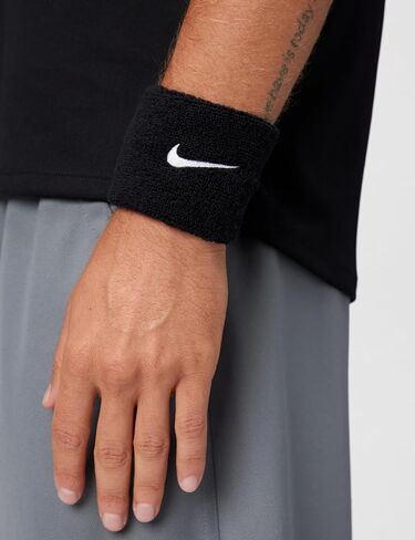 Nike Unisex Adult Swoosh Classic Wristband 2 Pack in Saudi Arabia