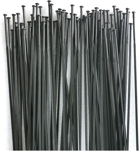 10/20pcs Spokes Straight Pull Head Race Radios Black Mountain Bike Road Parts in Saudi Arabia