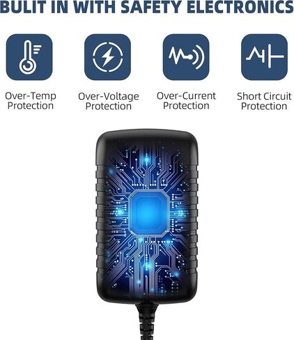 Charger for Booster PAC ES5000 ES2500 ESP5500 J1000 ES6000 ESA217 J850 J900 ESA22 Jump Starter Power Supply Charger Replacement with UL Listed in Kuwait