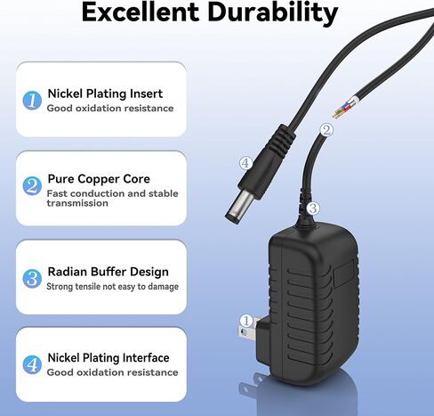 Charger for Booster PAC ES5000 ES2500 ESP5500 J1000 ES6000 ESA217 J850 J900 ESA22 Jump Starter Power Supply Charger Replacement with UL Listed in Kuwait