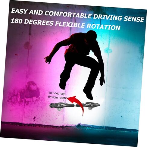 BESPORTBLE Two Wheel Boards Glitter Roller Skateboard Caster Board Wheel Boy Girl Plaything Meaningful in Saudi Arabia