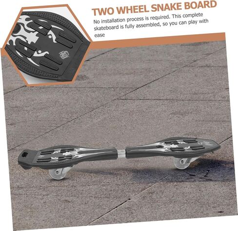 Kisangel Wheel Boards Caster Board Slide Skateboard Illuminating Wheels for Boys and Girls Adult Glitter Roller Skateboard in Saudi Arabia