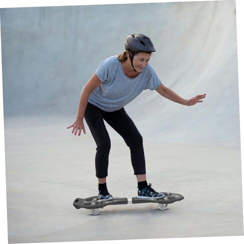 Kisangel Wheel Boards Caster Board Slide Skateboard Illuminating Wheels for Boys and Girls Adult Glitter Roller Skateboard in Saudi Arabia